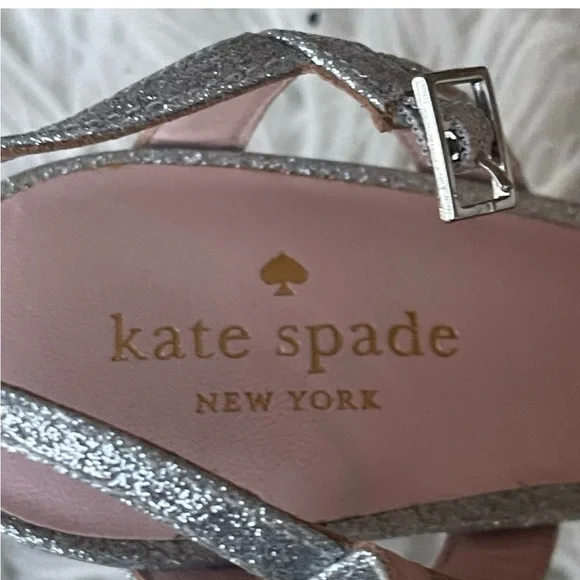 Elegant Silver Strappy Heels - Picture 6 of 10